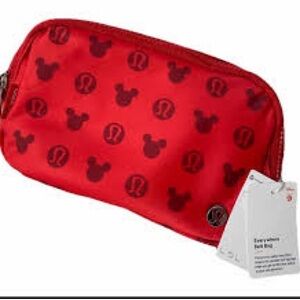 Lululemon X Disney Red Mickey Mouse Everywhere Belt Bag